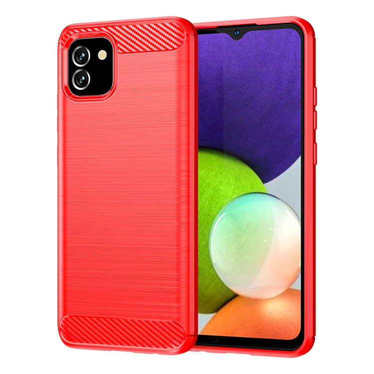 Brushed Texture Carbon Fiber TPU Phone Case, For Samsung Galaxy Quantum 2, For Samsung Galaxy A82, For Samsung Galaxy A22, For Samsung Galaxy F22, For Samsung Galaxy M22 / M32, For Samsung Galaxy A13 4G, For Samsung Galaxy S22+                         ...