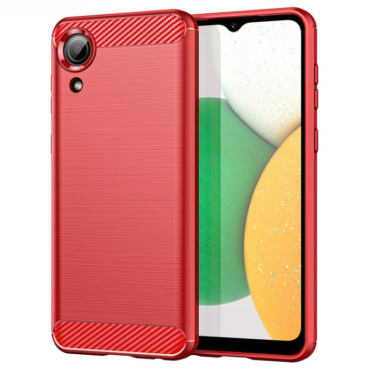 Brushed Texture Carbon Fiber TPU Phone Case, For Samsung Galaxy Quantum 2, For Samsung Galaxy A82, For Samsung Galaxy A22, For Samsung Galaxy F22, For Samsung Galaxy M22 / M32, For Samsung Galaxy A13 4G, For Samsung Galaxy S22+                         ...
