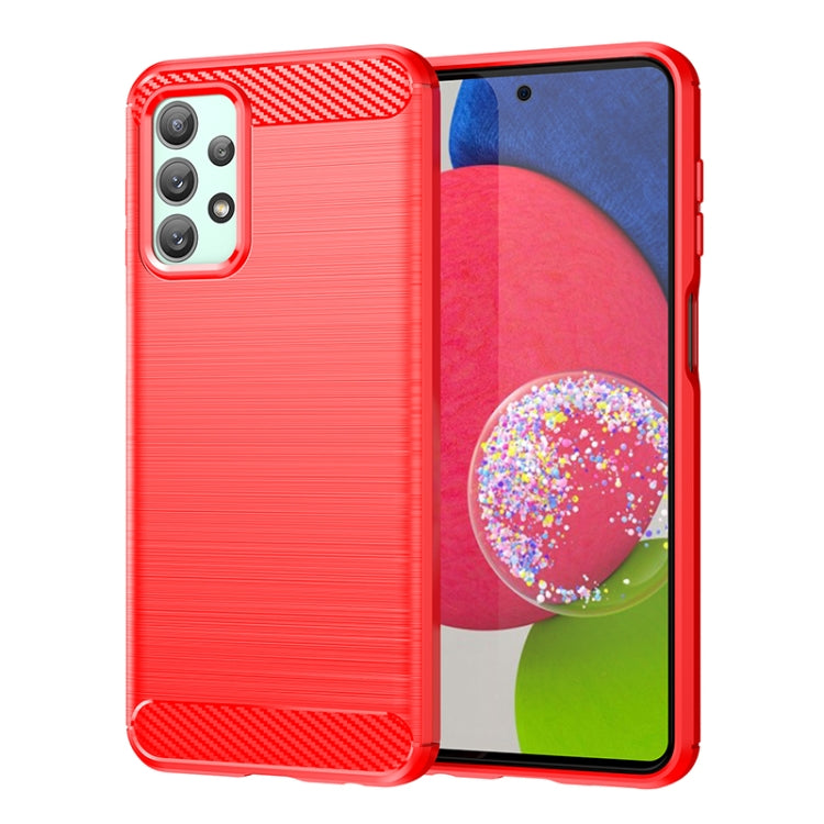 Brushed Texture Carbon Fiber TPU Phone Case, For Samsung Galaxy Quantum 2, For Samsung Galaxy A82, For Samsung Galaxy A22, For Samsung Galaxy F22, For Samsung Galaxy M22 / M32, For Samsung Galaxy A13 4G, For Samsung Galaxy S22+                         ...