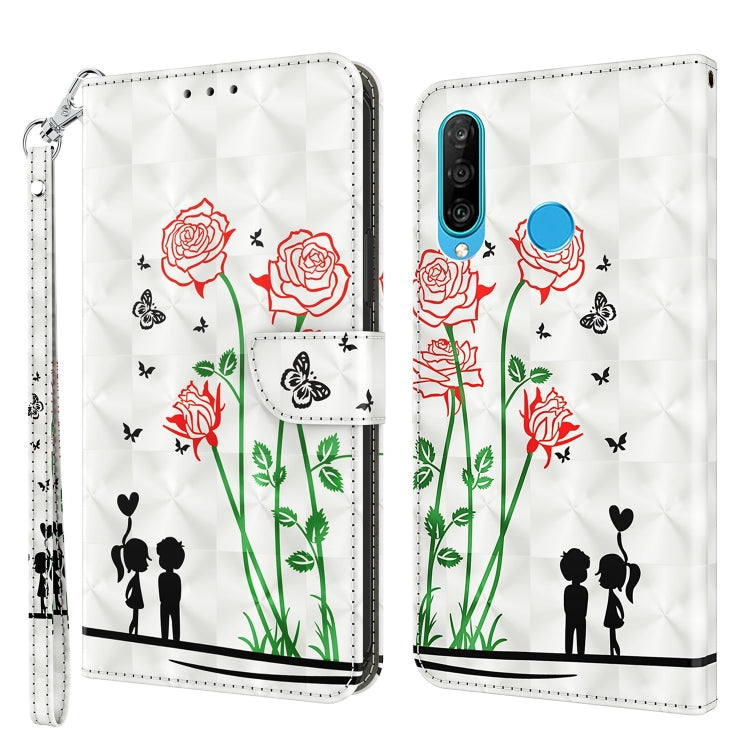 3D Painted Leather Phone Case, For Huawei P30 Lite / nova 4e, For Huawei Y6 2019 / Y6 Pro 2019, For Honor 20 Lite / 20i / 10i / 10 Lite, For Nokia G11 / G21, For Nokia G20 / G10 / 6.3
