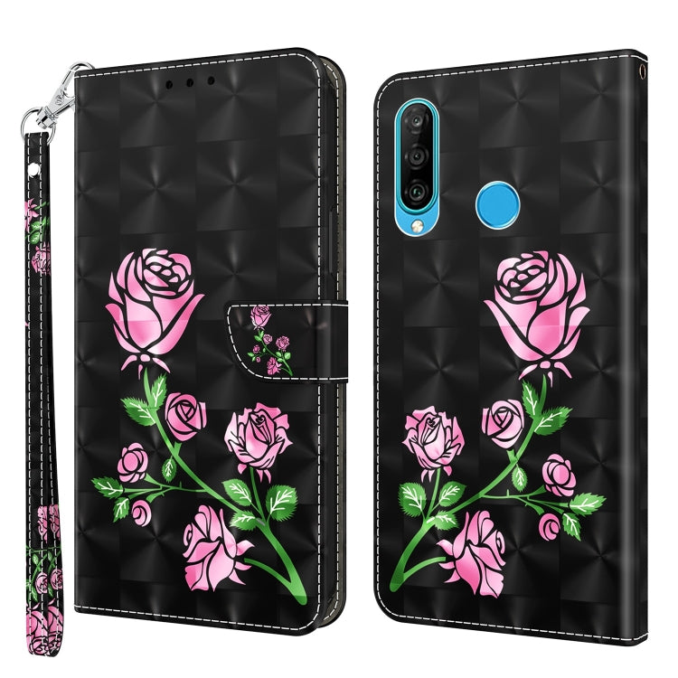3D Painted Leather Phone Case, For Huawei P30 Lite / nova 4e, For Huawei Y6 2019 / Y6 Pro 2019, For Honor 20 Lite / 20i / 10i / 10 Lite, For Nokia G11 / G21, For Nokia G20 / G10 / 6.3