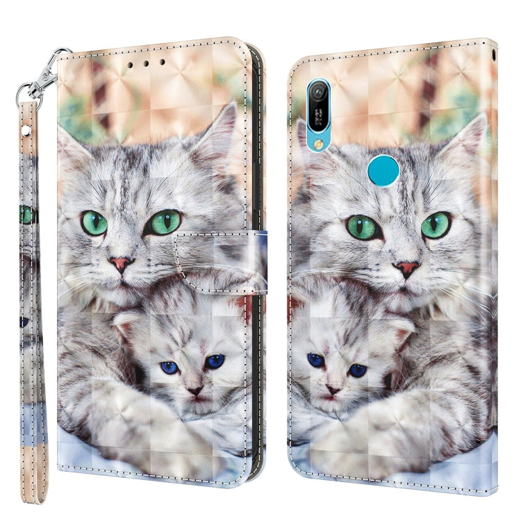 3D Painted Leather Phone Case, For Huawei P30 Lite / nova 4e, For Huawei Y6 2019 / Y6 Pro 2019, For Honor 20 Lite / 20i / 10i / 10 Lite, For Nokia G11 / G21, For Nokia G20 / G10 / 6.3