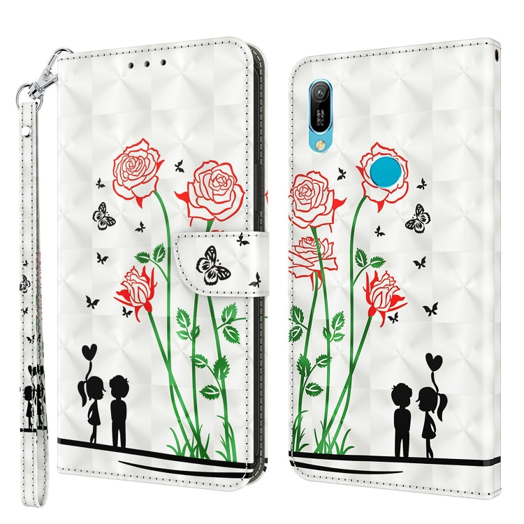 3D Painted Leather Phone Case, For Huawei P30 Lite / nova 4e, For Huawei Y6 2019 / Y6 Pro 2019, For Honor 20 Lite / 20i / 10i / 10 Lite, For Nokia G11 / G21, For Nokia G20 / G10 / 6.3