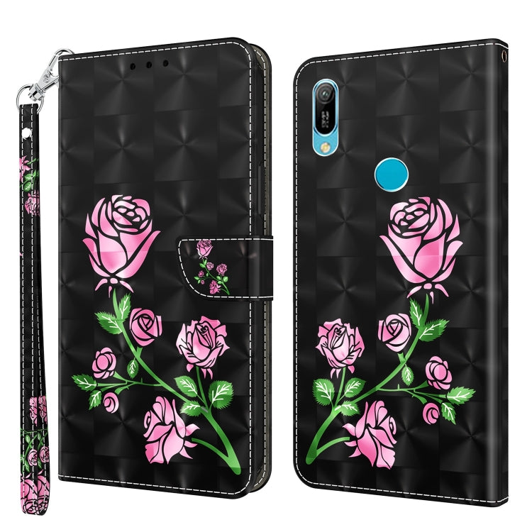 3D Painted Leather Phone Case, For Huawei P30 Lite / nova 4e, For Huawei Y6 2019 / Y6 Pro 2019, For Honor 20 Lite / 20i / 10i / 10 Lite, For Nokia G11 / G21, For Nokia G20 / G10 / 6.3
