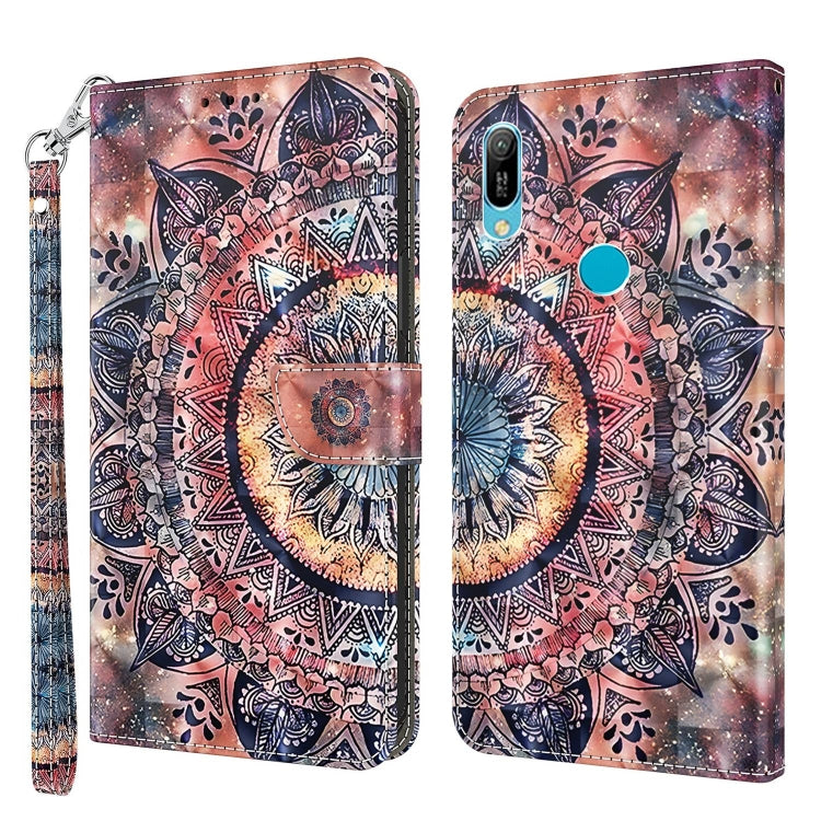 3D Painted Leather Phone Case, For Huawei P30 Lite / nova 4e, For Huawei Y6 2019 / Y6 Pro 2019, For Honor 20 Lite / 20i / 10i / 10 Lite, For Nokia G11 / G21, For Nokia G20 / G10 / 6.3