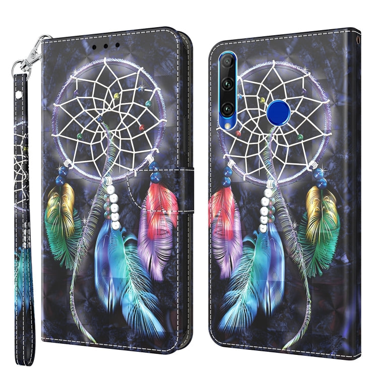 3D Painted Leather Phone Case, For Huawei P30 Lite / nova 4e, For Huawei Y6 2019 / Y6 Pro 2019, For Honor 20 Lite / 20i / 10i / 10 Lite, For Nokia G11 / G21, For Nokia G20 / G10 / 6.3