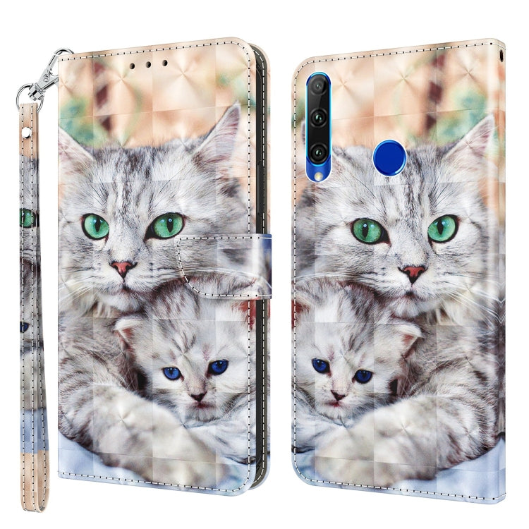 3D Painted Leather Phone Case, For Huawei P30 Lite / nova 4e, For Huawei Y6 2019 / Y6 Pro 2019, For Honor 20 Lite / 20i / 10i / 10 Lite, For Nokia G11 / G21, For Nokia G20 / G10 / 6.3
