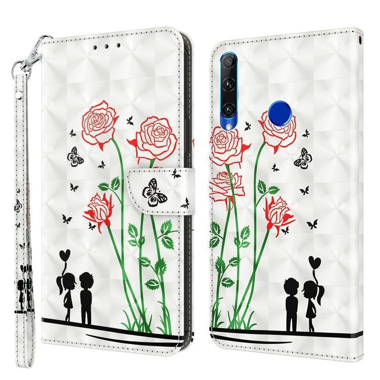3D Painted Leather Phone Case, For Huawei P30 Lite / nova 4e, For Huawei Y6 2019 / Y6 Pro 2019, For Honor 20 Lite / 20i / 10i / 10 Lite, For Nokia G11 / G21, For Nokia G20 / G10 / 6.3