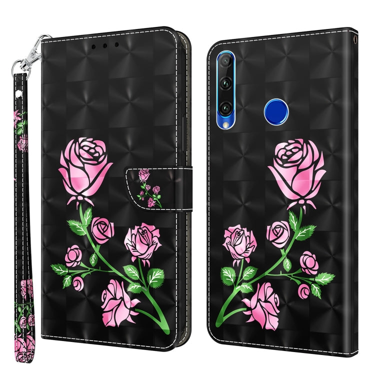 3D Painted Leather Phone Case, For Huawei P30 Lite / nova 4e, For Huawei Y6 2019 / Y6 Pro 2019, For Honor 20 Lite / 20i / 10i / 10 Lite, For Nokia G11 / G21, For Nokia G20 / G10 / 6.3