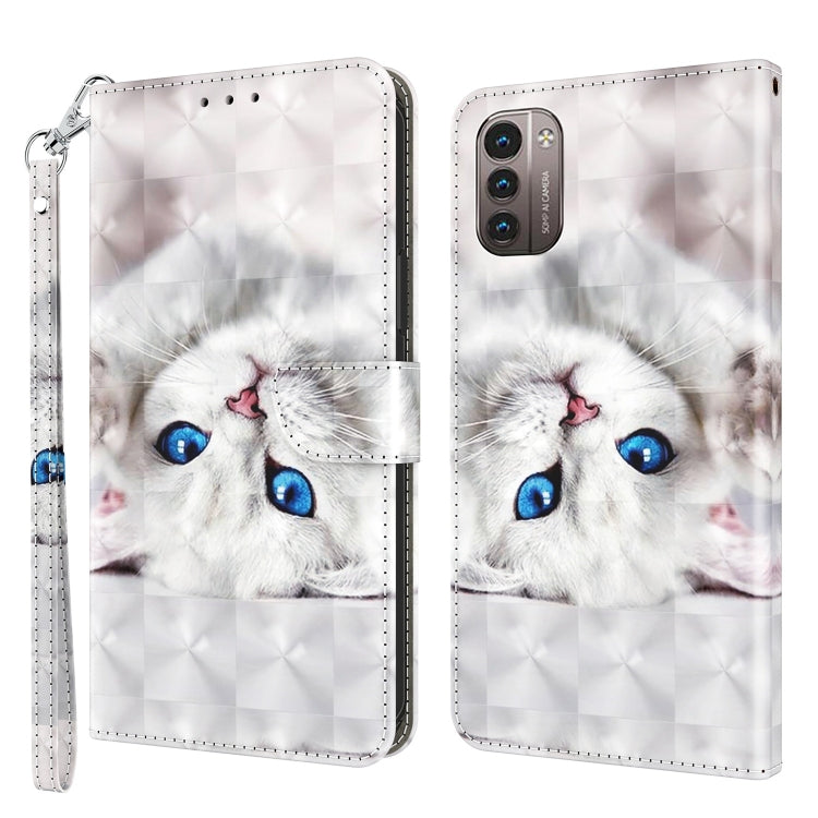 3D Painted Leather Phone Case, For Huawei P30 Lite / nova 4e, For Huawei Y6 2019 / Y6 Pro 2019, For Honor 20 Lite / 20i / 10i / 10 Lite, For Nokia G11 / G21, For Nokia G20 / G10 / 6.3