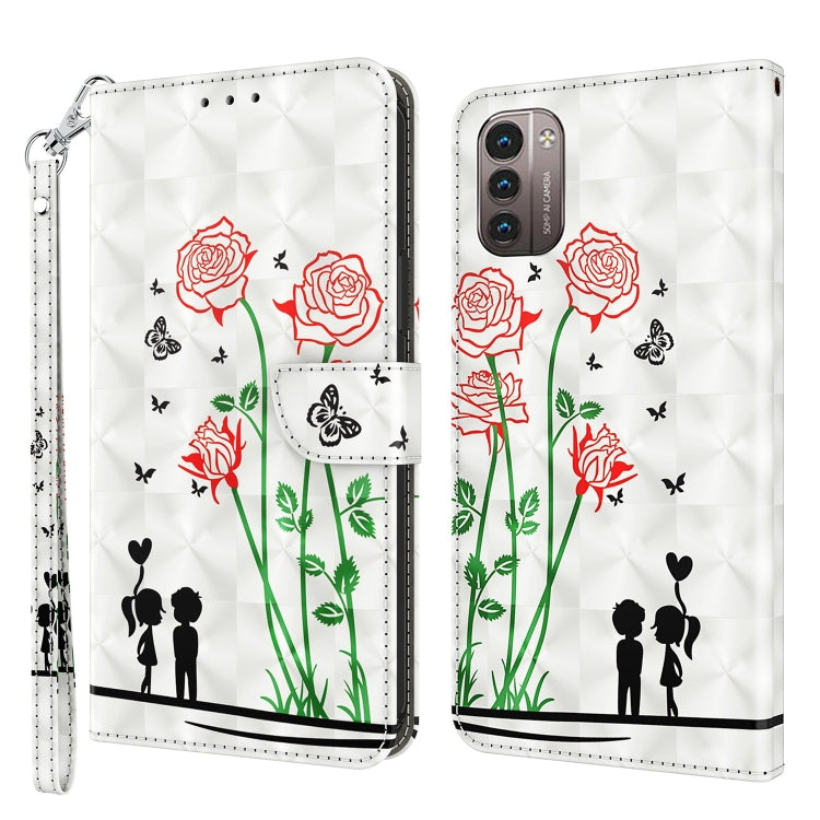 3D Painted Leather Phone Case, For Huawei P30 Lite / nova 4e, For Huawei Y6 2019 / Y6 Pro 2019, For Honor 20 Lite / 20i / 10i / 10 Lite, For Nokia G11 / G21, For Nokia G20 / G10 / 6.3