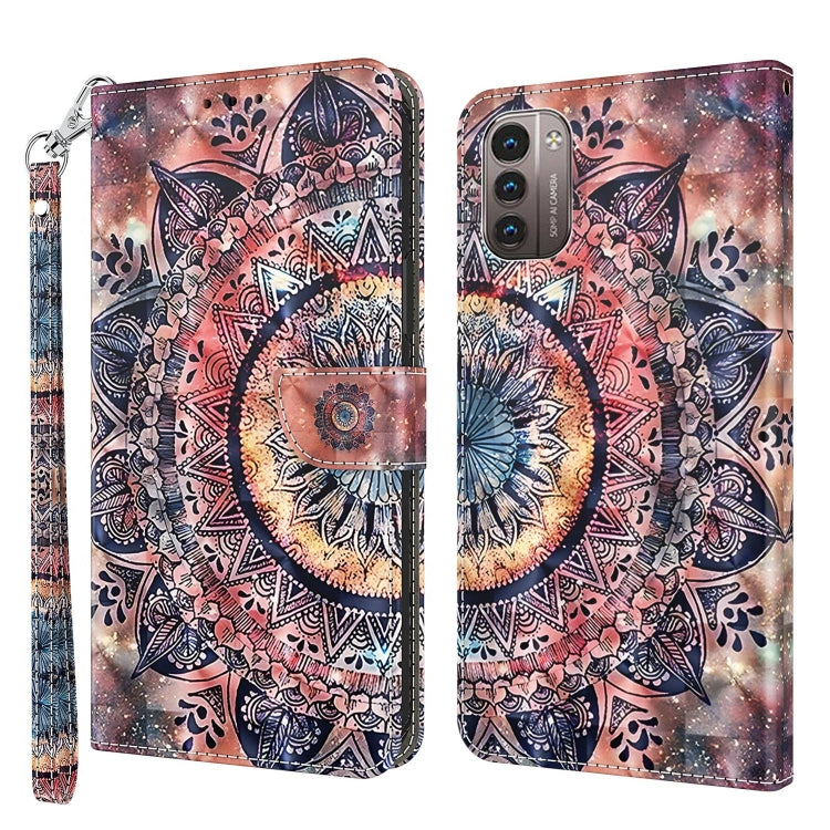 3D Painted Leather Phone Case, For Huawei P30 Lite / nova 4e, For Huawei Y6 2019 / Y6 Pro 2019, For Honor 20 Lite / 20i / 10i / 10 Lite, For Nokia G11 / G21, For Nokia G20 / G10 / 6.3