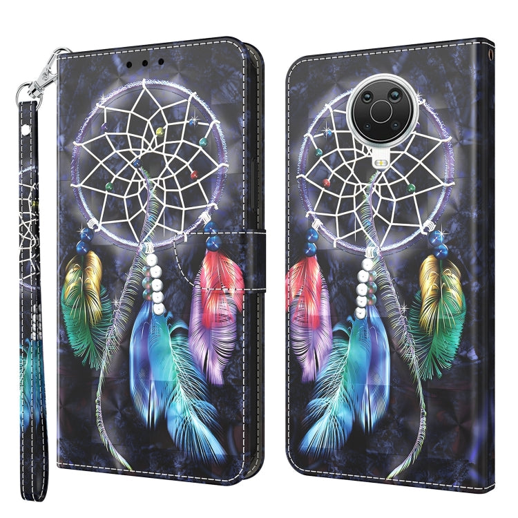 3D Painted Leather Phone Case, For Huawei P30 Lite / nova 4e, For Huawei Y6 2019 / Y6 Pro 2019, For Honor 20 Lite / 20i / 10i / 10 Lite, For Nokia G11 / G21, For Nokia G20 / G10 / 6.3
