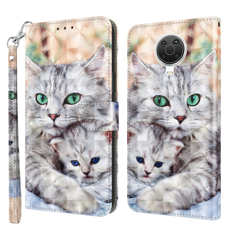 3D Painted Leather Phone Case, For Huawei P30 Lite / nova 4e, For Huawei Y6 2019 / Y6 Pro 2019, For Honor 20 Lite / 20i / 10i / 10 Lite, For Nokia G11 / G21, For Nokia G20 / G10 / 6.3