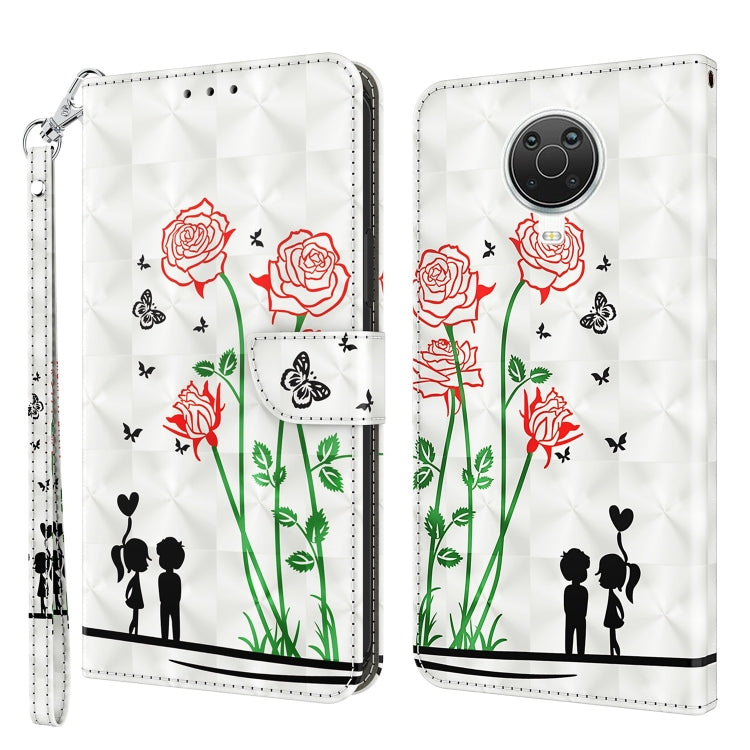 3D Painted Leather Phone Case, For Huawei P30 Lite / nova 4e, For Huawei Y6 2019 / Y6 Pro 2019, For Honor 20 Lite / 20i / 10i / 10 Lite, For Nokia G11 / G21, For Nokia G20 / G10 / 6.3