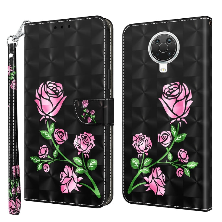 3D Painted Leather Phone Case, For Huawei P30 Lite / nova 4e, For Huawei Y6 2019 / Y6 Pro 2019, For Honor 20 Lite / 20i / 10i / 10 Lite, For Nokia G11 / G21, For Nokia G20 / G10 / 6.3