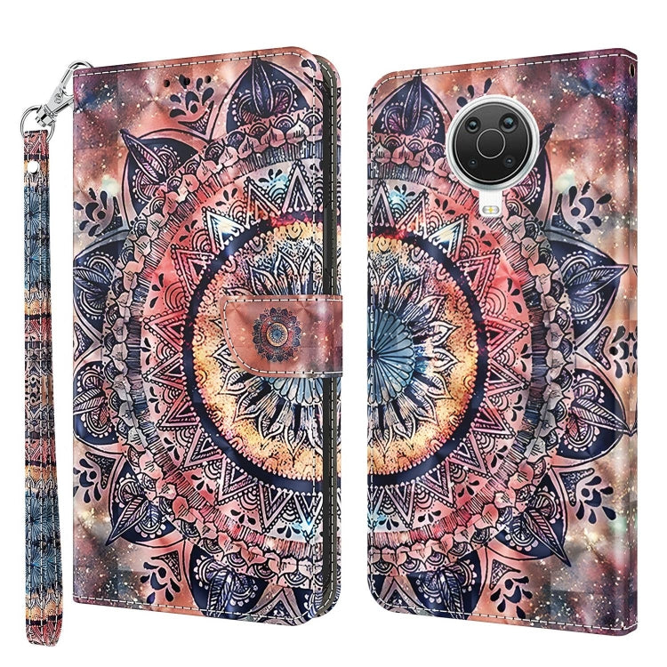3D Painted Leather Phone Case, For Huawei P30 Lite / nova 4e, For Huawei Y6 2019 / Y6 Pro 2019, For Honor 20 Lite / 20i / 10i / 10 Lite, For Nokia G11 / G21, For Nokia G20 / G10 / 6.3