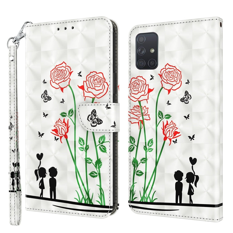 3D Painted Leather Phone Case, For Samsung Galaxy A03s 166mm, For Samsung Galaxy A10e / A20e, For Samsung Galaxy A12 5G, For Samsung Galaxy A21s, For Samsung Galaxy A22 5G, For Samsung Galaxy A30s / A50s / A50
