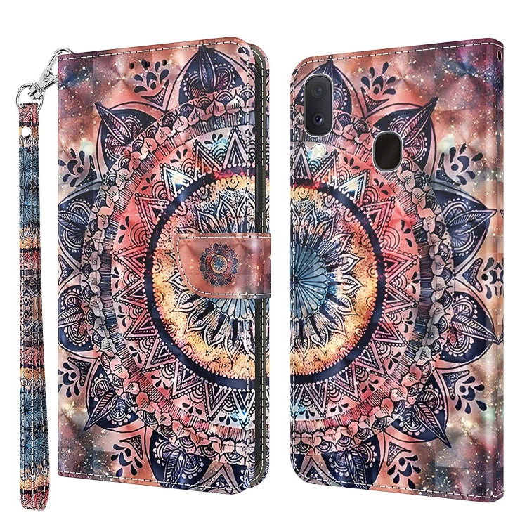 3D Painted Leather Phone Case, For Samsung Galaxy A03s 166mm, For Samsung Galaxy A10e / A20e, For Samsung Galaxy A12 5G, For Samsung Galaxy A21s, For Samsung Galaxy A22 5G, For Samsung Galaxy A30s / A50s / A50
