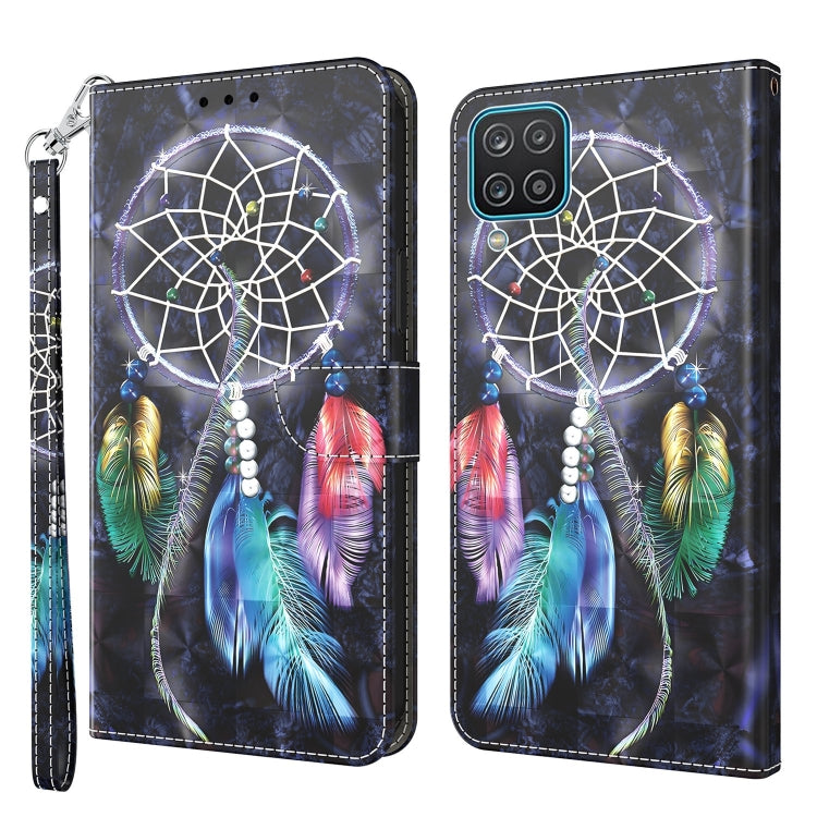 3D Painted Leather Phone Case, For Samsung Galaxy A03s 166mm, For Samsung Galaxy A10e / A20e, For Samsung Galaxy A12 5G, For Samsung Galaxy A21s, For Samsung Galaxy A22 5G, For Samsung Galaxy A30s / A50s / A50