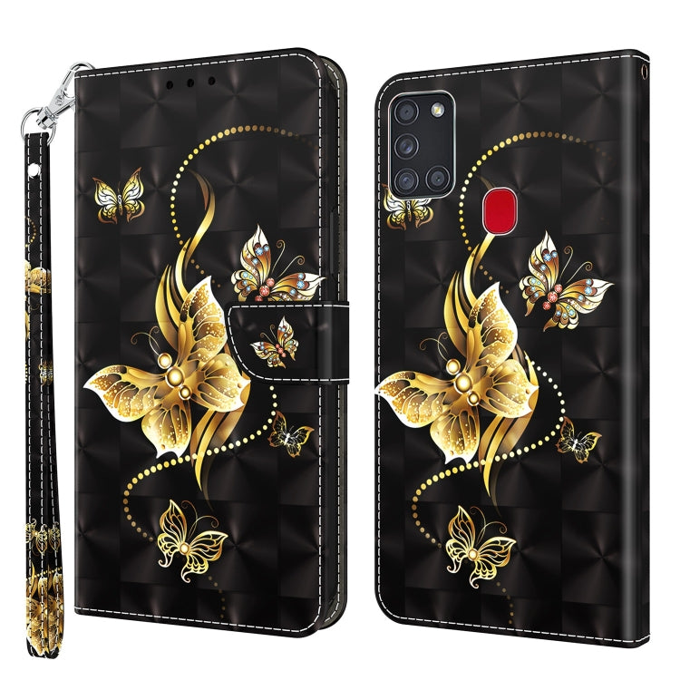 3D Painted Leather Phone Case, For Samsung Galaxy A03s 166mm, For Samsung Galaxy A10e / A20e, For Samsung Galaxy A12 5G, For Samsung Galaxy A21s, For Samsung Galaxy A22 5G, For Samsung Galaxy A30s / A50s / A50