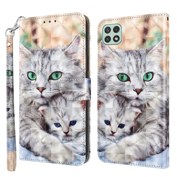 3D Painted Leather Phone Case, For Samsung Galaxy A03s 166mm, For Samsung Galaxy A10e / A20e, For Samsung Galaxy A12 5G, For Samsung Galaxy A21s, For Samsung Galaxy A22 5G, For Samsung Galaxy A30s / A50s / A50