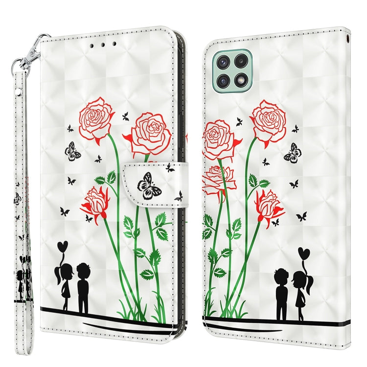 3D Painted Leather Phone Case, For Samsung Galaxy A03s 166mm, For Samsung Galaxy A10e / A20e, For Samsung Galaxy A12 5G, For Samsung Galaxy A21s, For Samsung Galaxy A22 5G, For Samsung Galaxy A30s / A50s / A50