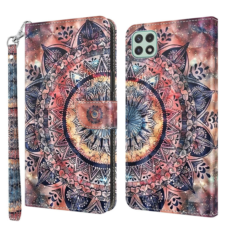 3D Painted Leather Phone Case, For Samsung Galaxy A03s 166mm, For Samsung Galaxy A10e / A20e, For Samsung Galaxy A12 5G, For Samsung Galaxy A21s, For Samsung Galaxy A22 5G, For Samsung Galaxy A30s / A50s / A50