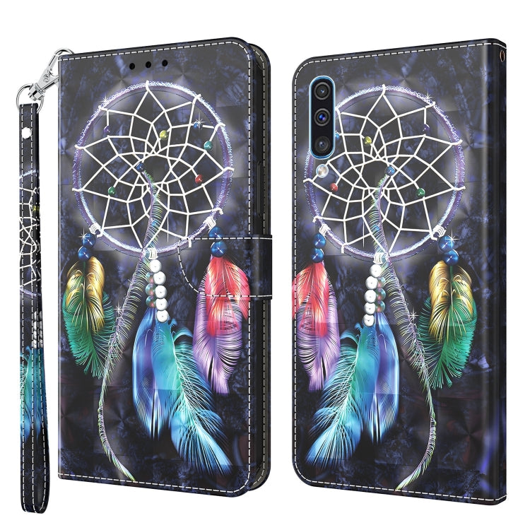 3D Painted Leather Phone Case, For Samsung Galaxy A03s 166mm, For Samsung Galaxy A10e / A20e, For Samsung Galaxy A12 5G, For Samsung Galaxy A21s, For Samsung Galaxy A22 5G, For Samsung Galaxy A30s / A50s / A50