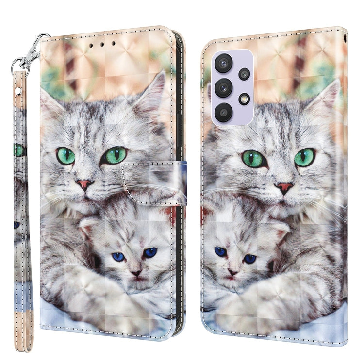 3D Painted Leather Phone Case, For Samsung Galaxy A32 5G, For Samsung Galaxy A51 4G, For Samsung Galaxy A71 4G, For Samsung Galaxy M33, For Samsung Galaxy M53, For Samsung Galaxy A13 5G / 4G