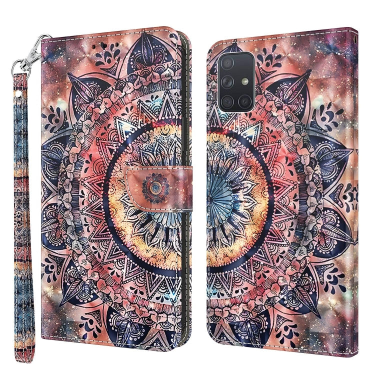 3D Painted Leather Phone Case, For Samsung Galaxy A32 5G, For Samsung Galaxy A51 4G, For Samsung Galaxy A71 4G, For Samsung Galaxy M33, For Samsung Galaxy M53, For Samsung Galaxy A13 5G / 4G