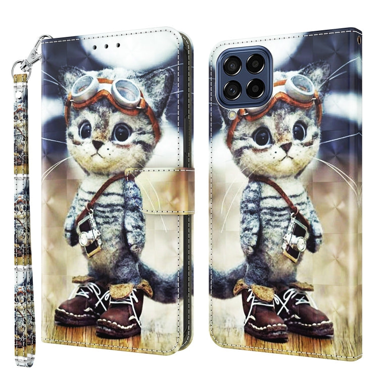 3D Painted Leather Phone Case, For Samsung Galaxy A32 5G, For Samsung Galaxy A51 4G, For Samsung Galaxy A71 4G, For Samsung Galaxy M33, For Samsung Galaxy M53, For Samsung Galaxy A13 5G / 4G
