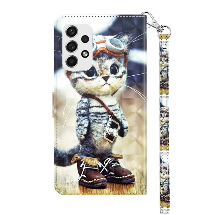 3D Painted Leather Phone Case, For Samsung Galaxy A33 5G, For Samsung Galaxy A52 5G / A52s, For Samsung Galaxy A53 5G, For Samsung Galaxy M13 4G / A23 / M23 5G, For Samsung Galaxy S20 FE, For Samsung Galaxy S21 FE 5G