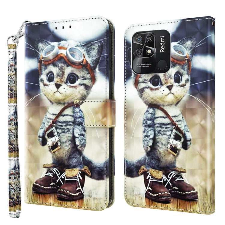 3D Painted Leather Phone Case, For Xiaomi Redmi 9, For Xiaomi Redmi 9A, For Xiaomi Redmi 10C Global, For Xiaomi Redmi Note 9 Pro / Note 9 Pro Max, For Xiaomi Redmi Note 9 / 10X 4G, For Xiaomi Redmi Note 11 5G / 4G Global
