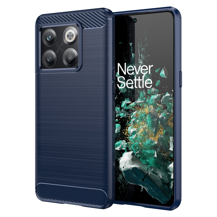 Brushed Texture Carbon Fiber TPU Phone Case, For OnePlus 10T, For OnePlus ACE Pro, For T-Mobile REVVL 6 5G