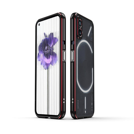 Aurora Series Lens Protector + Metal Frame Protective Phone Case, For Nothing Phone 1