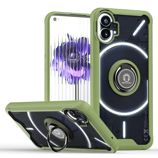 Q Shadow 1 Series TPU + PC Phone Case with Ring Holder, For Nothing Phone 1