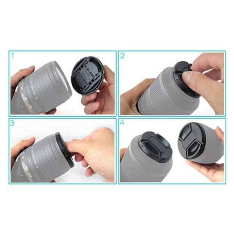 77mm Center Pinch Camera Lens Cap for Canon, 77mm