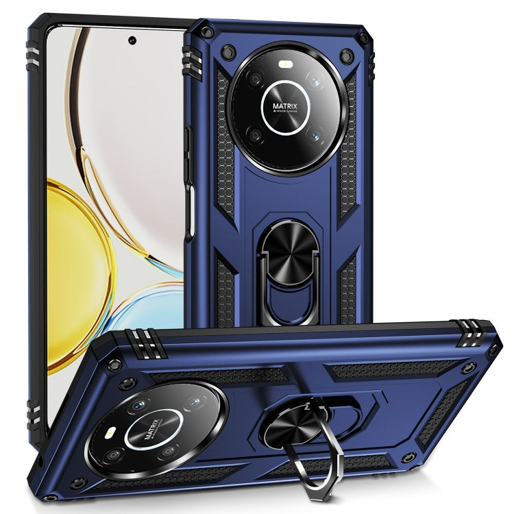 Shockproof TPU + PC Phone Case with 360 Degree Rotating Holder, For Honor X9, For Motorola Moto E32 4G
