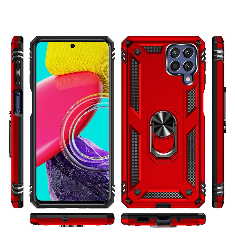 Shockproof TPU + PC Phone Case with 360 Degree Rotating Holder, For Samsung Galaxy M53 5G