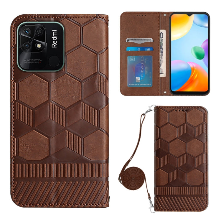Crossbody Football Texture Magnetic PU Phone Case, For Nothing Phone 1, For Xiaomi Redmi 10A, For Xiaomi Redmi 10C/Redmi 10 India, For Xiaomi Redmi Note 11 Global/Note 11S 4G, For Xiaomi Redmi Note 11 Pro/Redmi Note 11 Pro 5G/Redmi Note 11 Pro+ India  ...