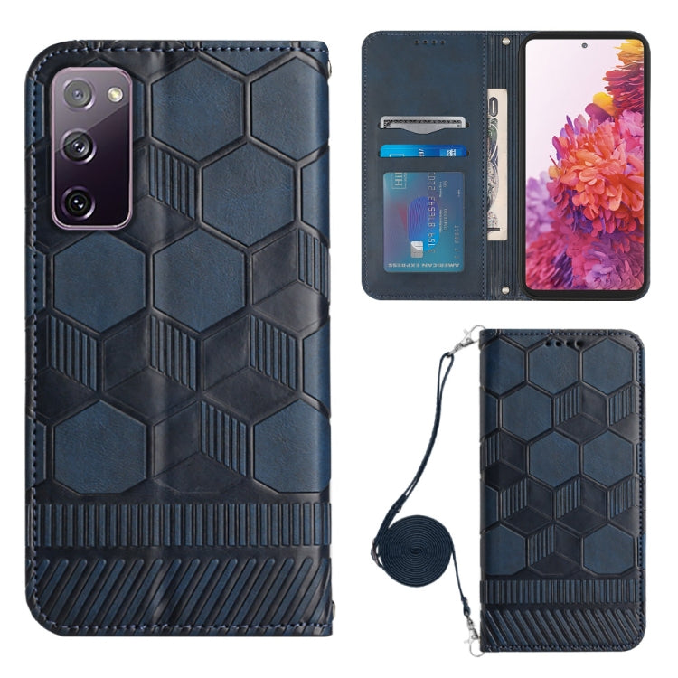 Crossbody Football Texture Magnetic PU Phone Case, For Samsung Galaxy A23 5G, For Samsung Galaxy A33 5G, For Samsung Galaxy A53 5G, For Samsung Galaxy A73 5G, For Samsung Galaxy S20 FE, For Samsung Galaxy S21 5G, For Samsung Galaxy S21 FE 5G           ...