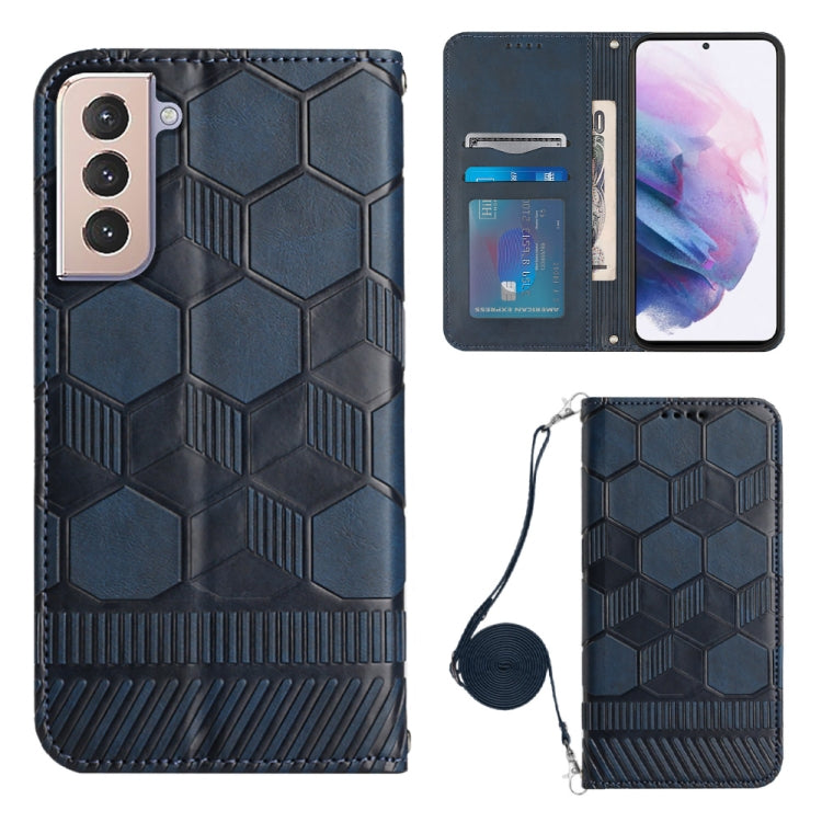 Crossbody Football Texture Magnetic PU Phone Case, For Samsung Galaxy A23 5G, For Samsung Galaxy A33 5G, For Samsung Galaxy A53 5G, For Samsung Galaxy A73 5G, For Samsung Galaxy S20 FE, For Samsung Galaxy S21 5G, For Samsung Galaxy S21 FE 5G           ...