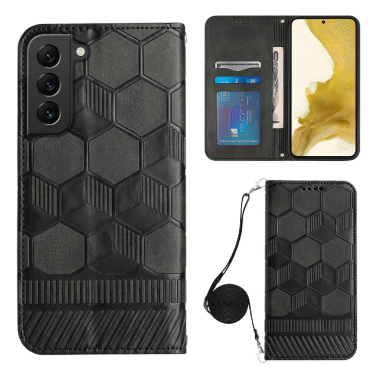 Crossbody Football Texture Magnetic PU Phone Case, For Samsung Galaxy S21 Ultra 5G, For Samsung Galaxy S22 5G, For Samsung Galaxy S22+ 5G, For Samsung Galaxy S22 Ultra 5G