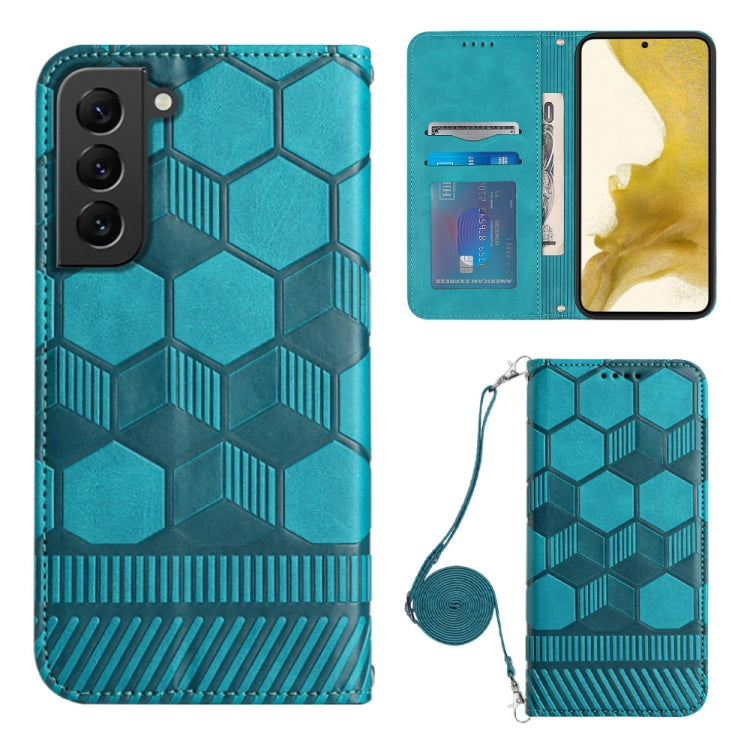 Crossbody Football Texture Magnetic PU Phone Case, For Samsung Galaxy S21 Ultra 5G, For Samsung Galaxy S22 5G, For Samsung Galaxy S22+ 5G, For Samsung Galaxy S22 Ultra 5G