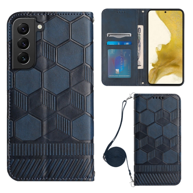 Crossbody Football Texture Magnetic PU Phone Case, For Samsung Galaxy S21 Ultra 5G, For Samsung Galaxy S22 5G, For Samsung Galaxy S22+ 5G, For Samsung Galaxy S22 Ultra 5G
