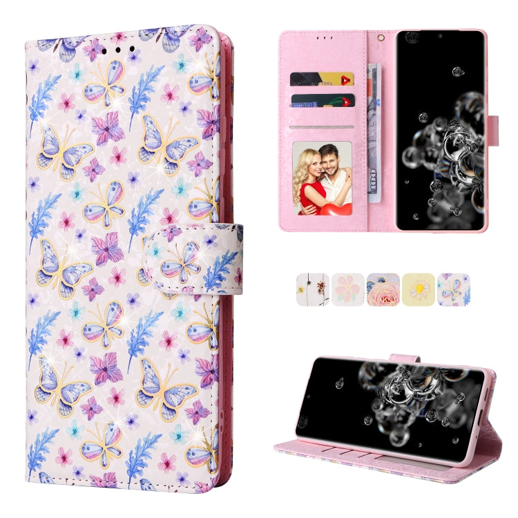 Bronzing Painting RFID Leather Case, For Samsung Galaxy S22 Ultra, For Samsung Galaxy S22 Plus, For Samsung Galaxy S22, For Samsung Galaxy S21 Ultra, For Samsung Galaxy S21 Plus, For Samsung Galaxy S21 FE 5G, For Samsung Galaxy S21 5G                  ...