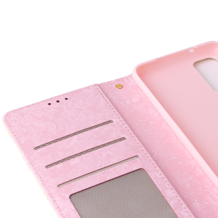 Bronzing Painting RFID Leather Case, For Samsung Galaxy S20 Plus, For Samsung Galaxy S20 FE, For Samsung Galaxy S20, For Samsung Galaxy S10 Plus, For Samsung Galaxy S10, For Samsung Galaxy S9 Plus, For Samsung Galaxy S9, For Samsung Galaxy S8