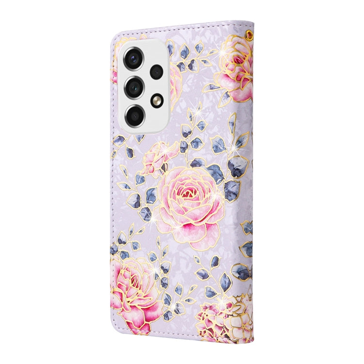 Bronzing Painting RFID Leather Case, For Samsung Galaxy A53 5G, For Samsung Galaxy A52 5G, For Samsung Galaxy A51, For Samsung Galaxy A33 5G, For Samsung Galaxy A32 5G, For Samsung Galaxy A32 4G, For Samsung Galaxy A23 4G, For Samsung Galaxy A22 5G
