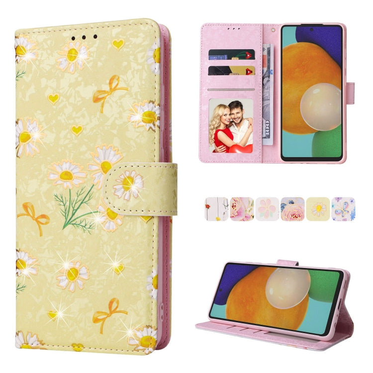 Bronzing Painting RFID Leather Case, For Samsung Galaxy A53 5G, For Samsung Galaxy A52 5G, For Samsung Galaxy A51, For Samsung Galaxy A33 5G, For Samsung Galaxy A32 5G, For Samsung Galaxy A32 4G, For Samsung Galaxy A23 4G, For Samsung Galaxy A22 5G